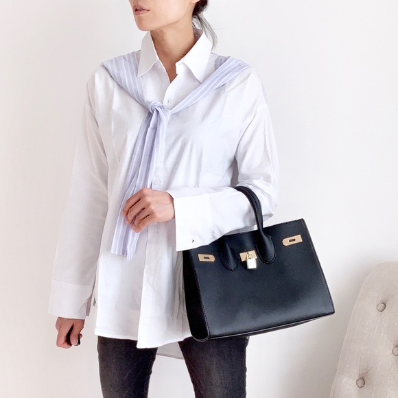 COASTAL BUTTON DOWN SHIRT WITH POPLIN FAUX SWEATER SHIRT - Picture 2 of 9